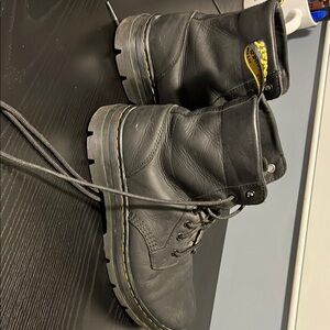 Dr. Martens Black Leather Men's Boots